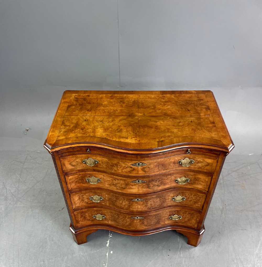 walnut Serpentine chest of drawers  View IV