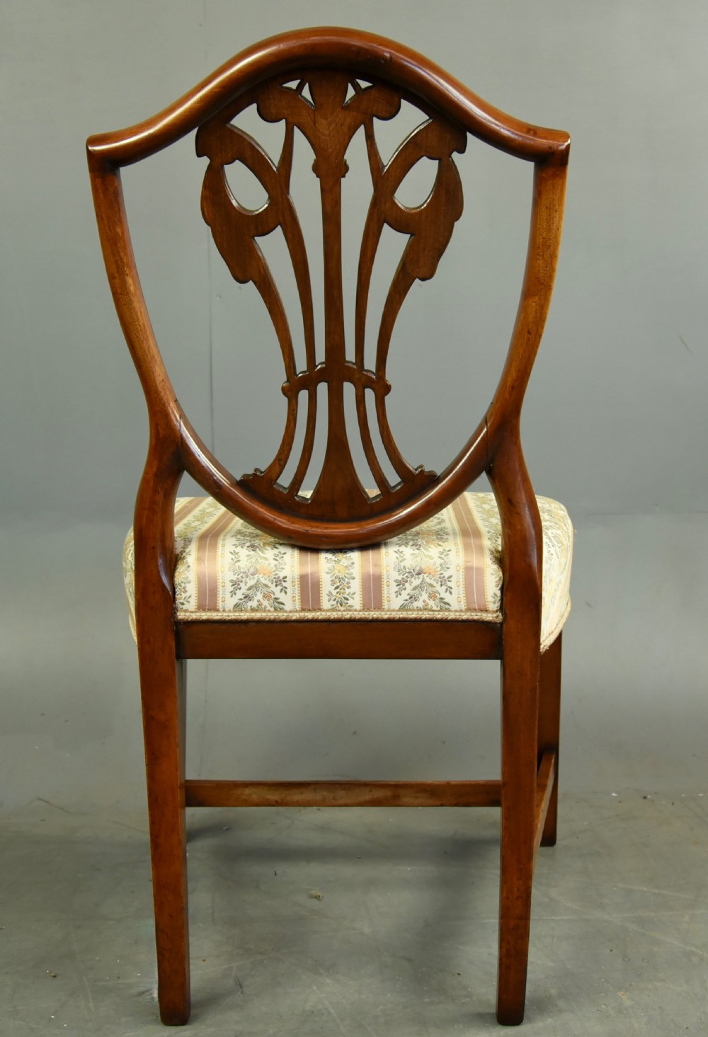 set of eight Georgian Hepplewhite dining chairs  View VI