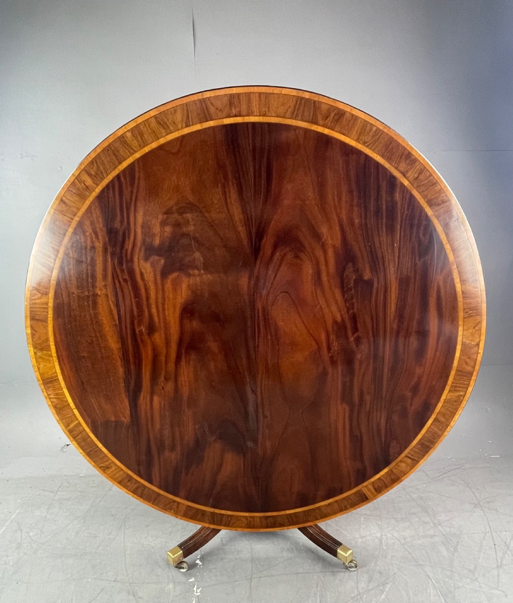 Large regency curcular round dining table 