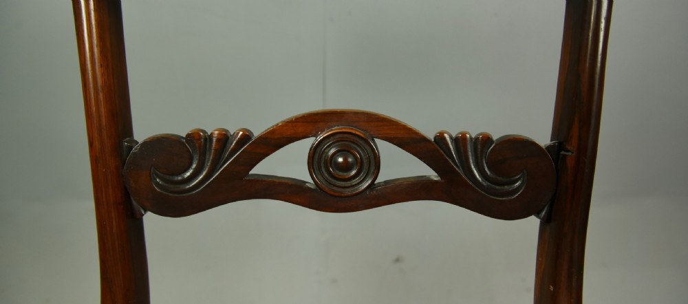 set of six Regency rosewood dining chairs  View IX