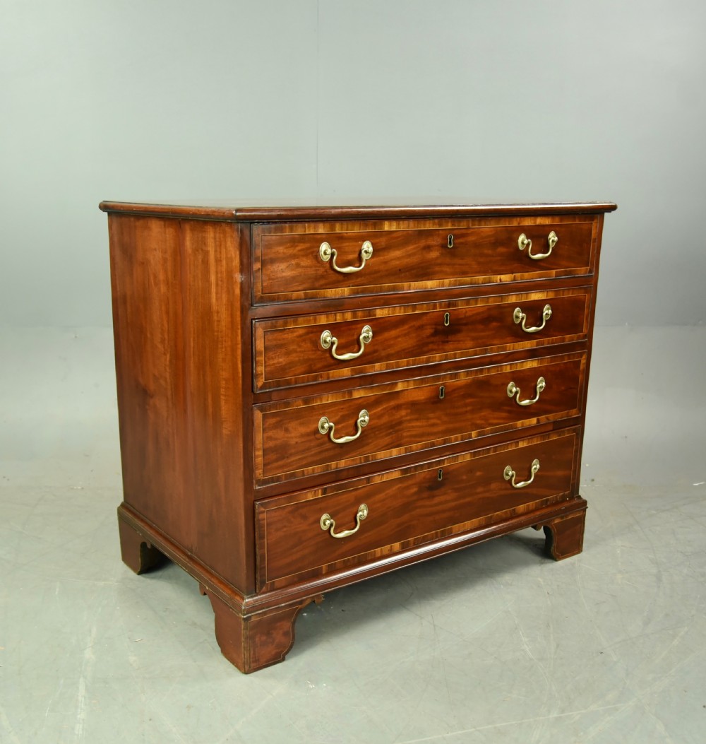 Georgian mahogany  Gentleman's dressing chest  View III