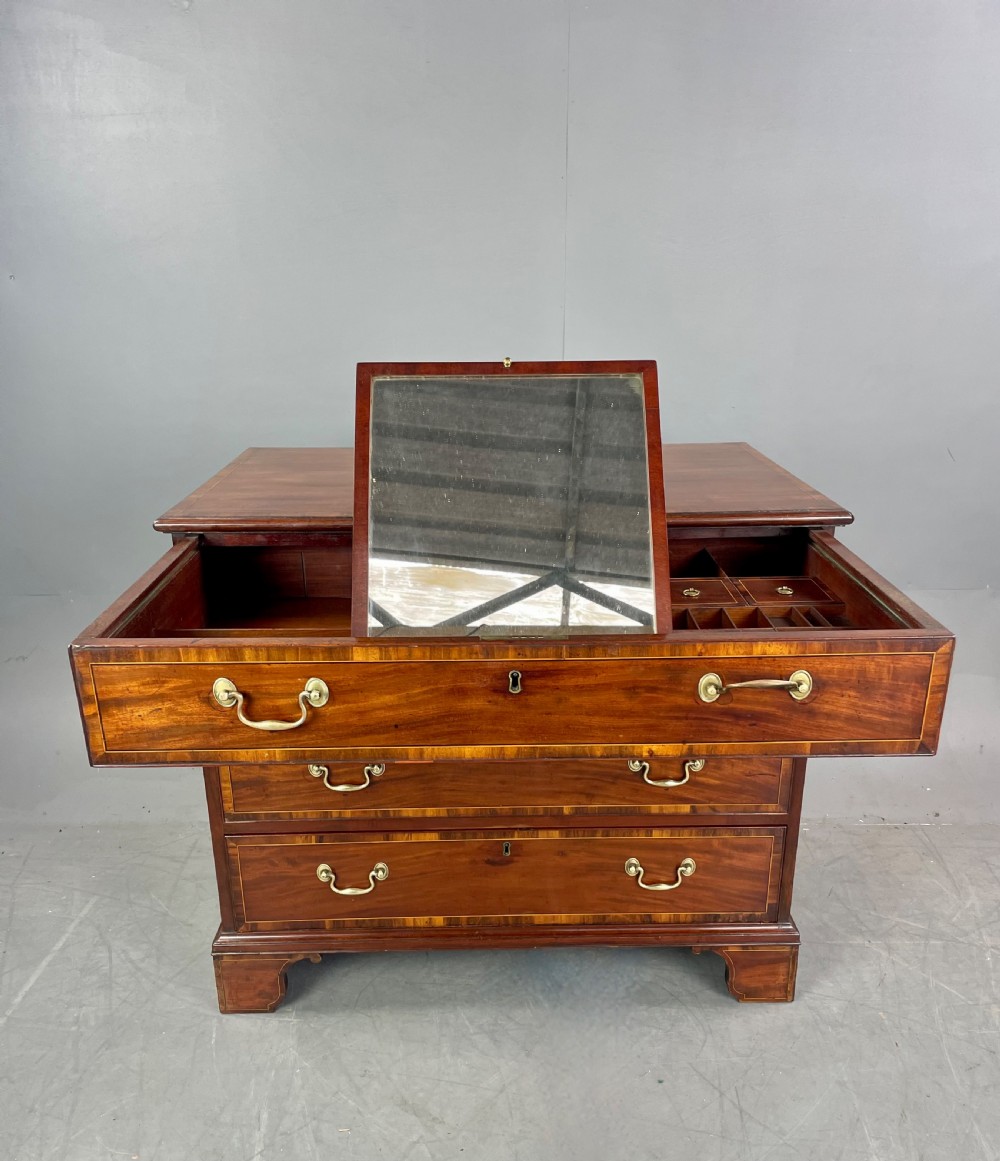 Georgian mahogany  Gentleman's dressing chest  View VI