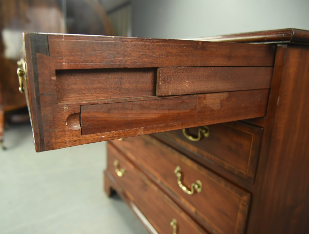 Georgian mahogany  Gentleman's dressing chest  View VIII