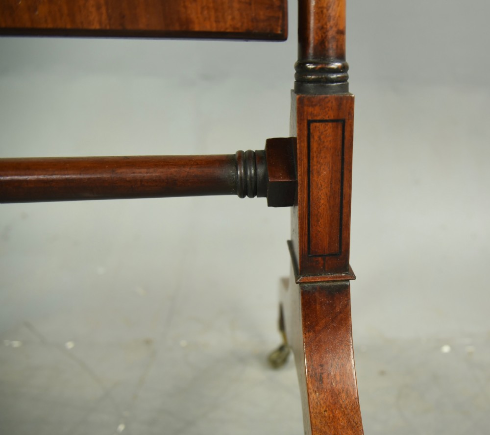 Regency mahogany cheval mirror  View IV