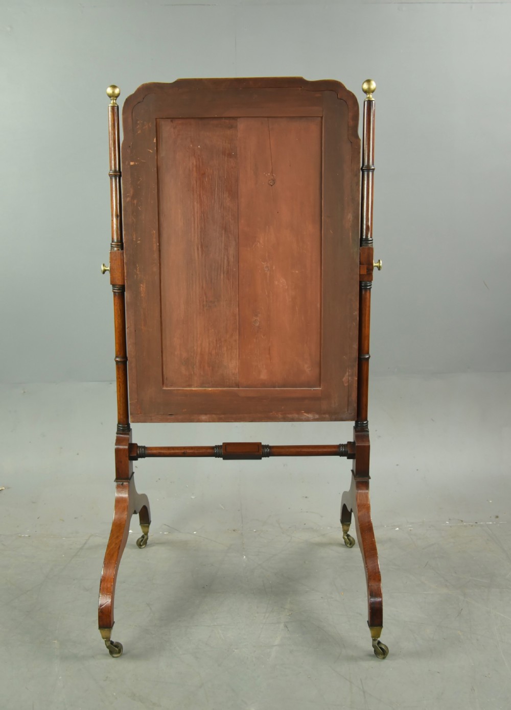 Regency mahogany cheval mirror  View VII