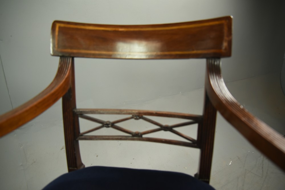 Georgian mahogany desk chair  View IV
