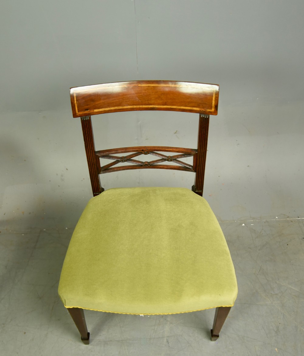 set of six Regency mahogany dining chairs  View VI