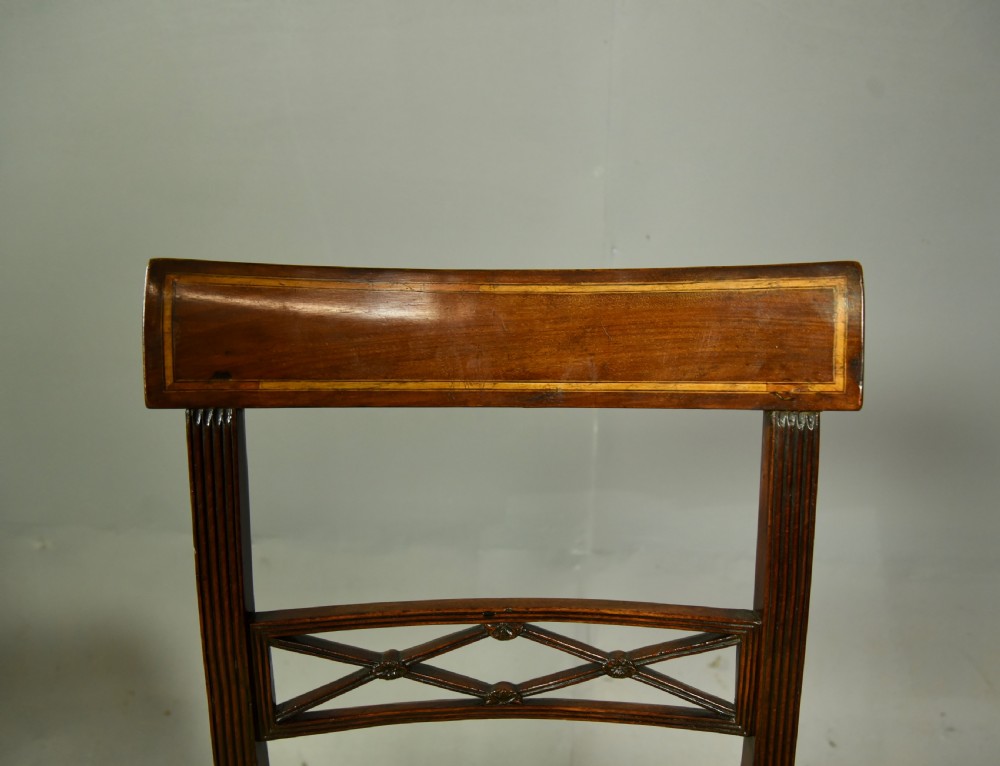 set of six Regency mahogany dining chairs  View VIII