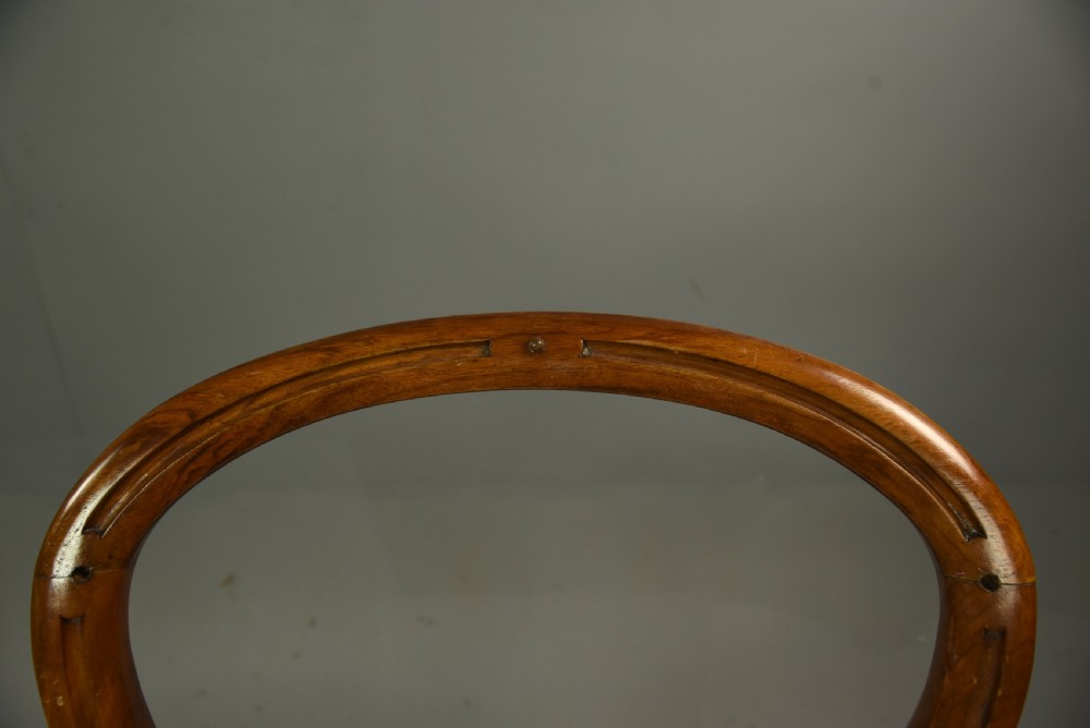 set of eight Victorian mahogany dining chairs  View IX