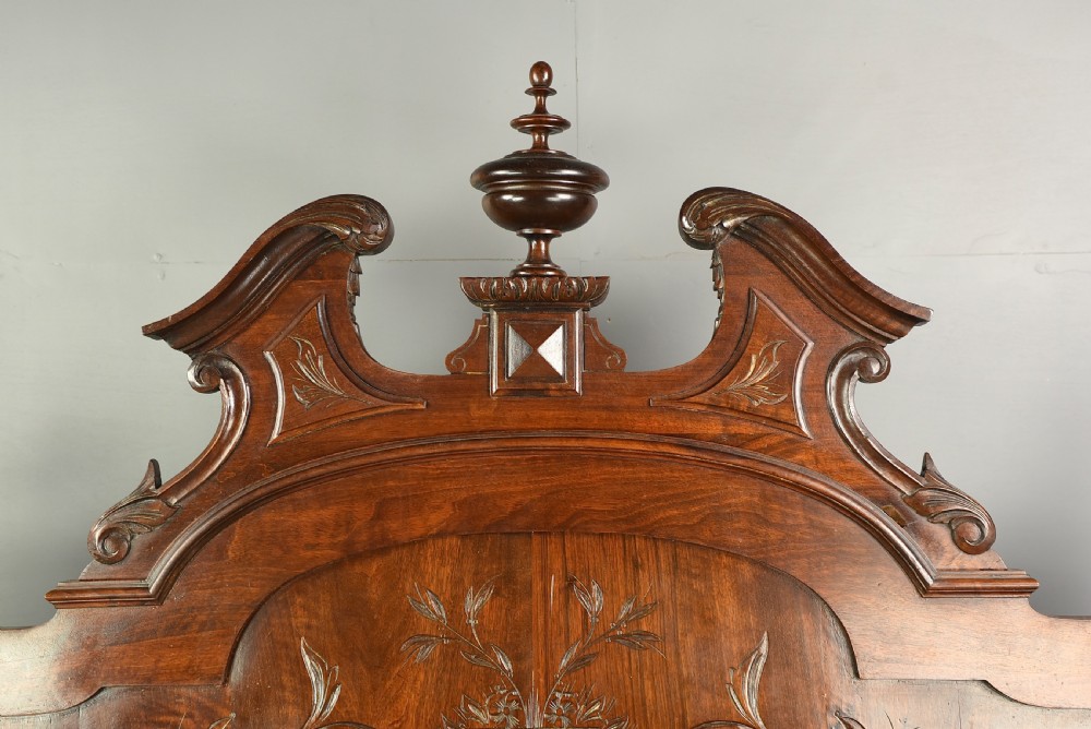 19th Century French walnut king size bed  View VII