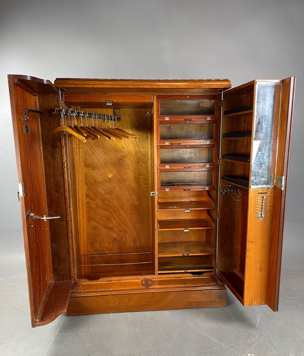Art Deco deep door walnut compactum wardrobe  View II
