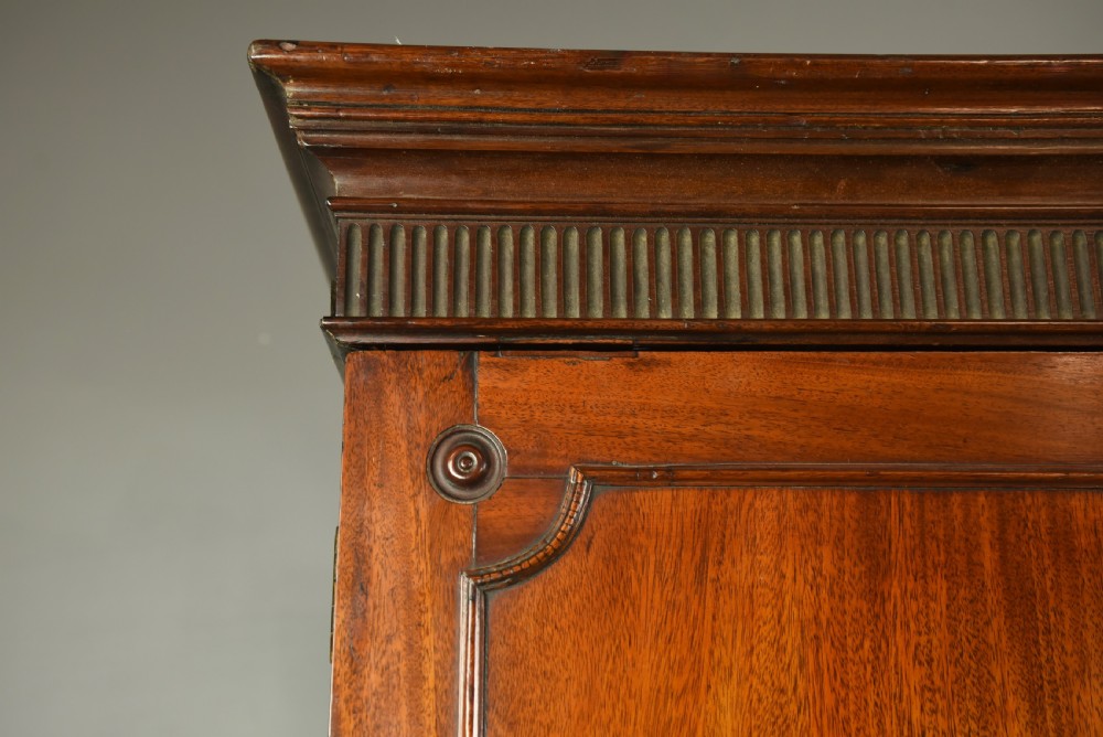 Georgian mahogany two door wardrobe  View VI