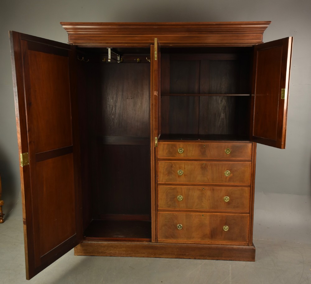 Mahogany compactum wardrobe  View II