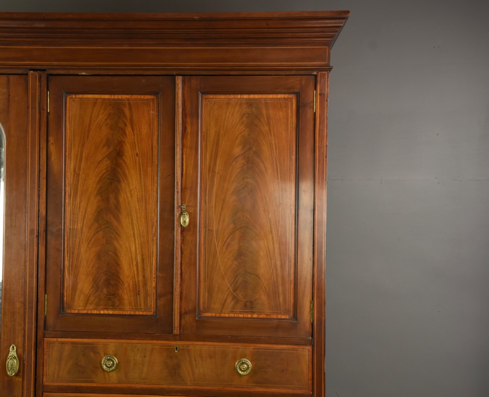 Mahogany compactum wardrobe  View III