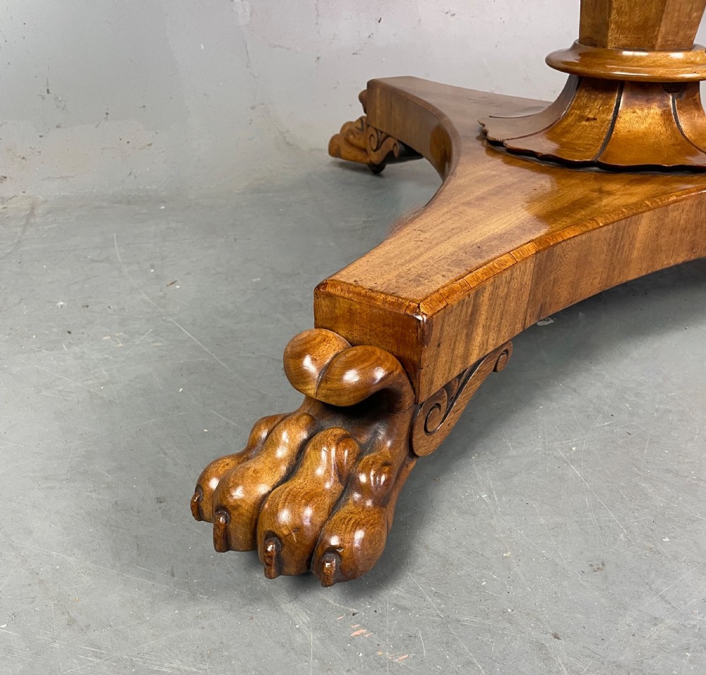 Antique Victorian burr walnut dining  table  View V