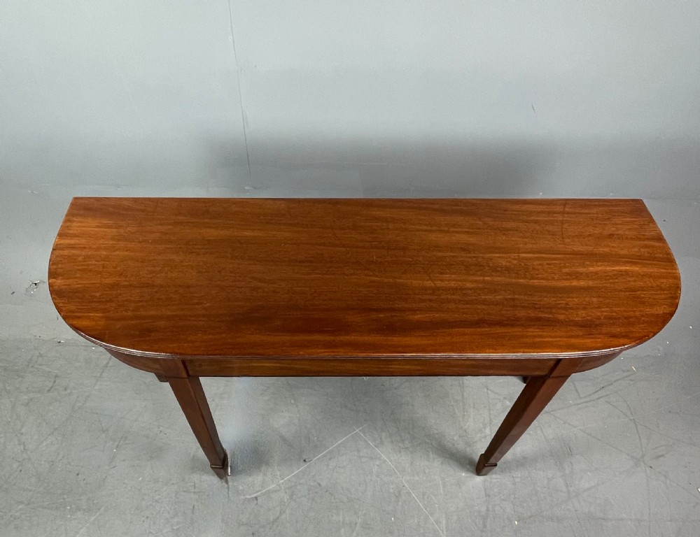 pair of Georgian mahogany console tables  View IV