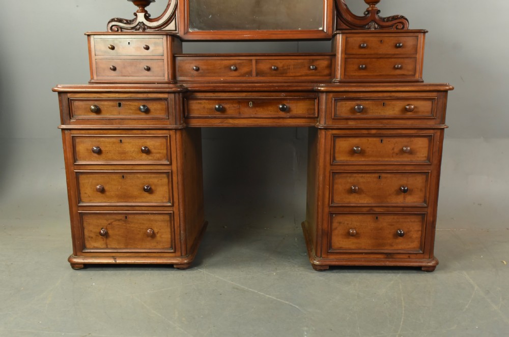 Victorian mahogany dressing table  View II