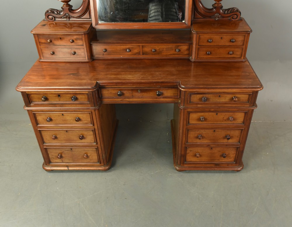 Victorian mahogany dressing table  View III