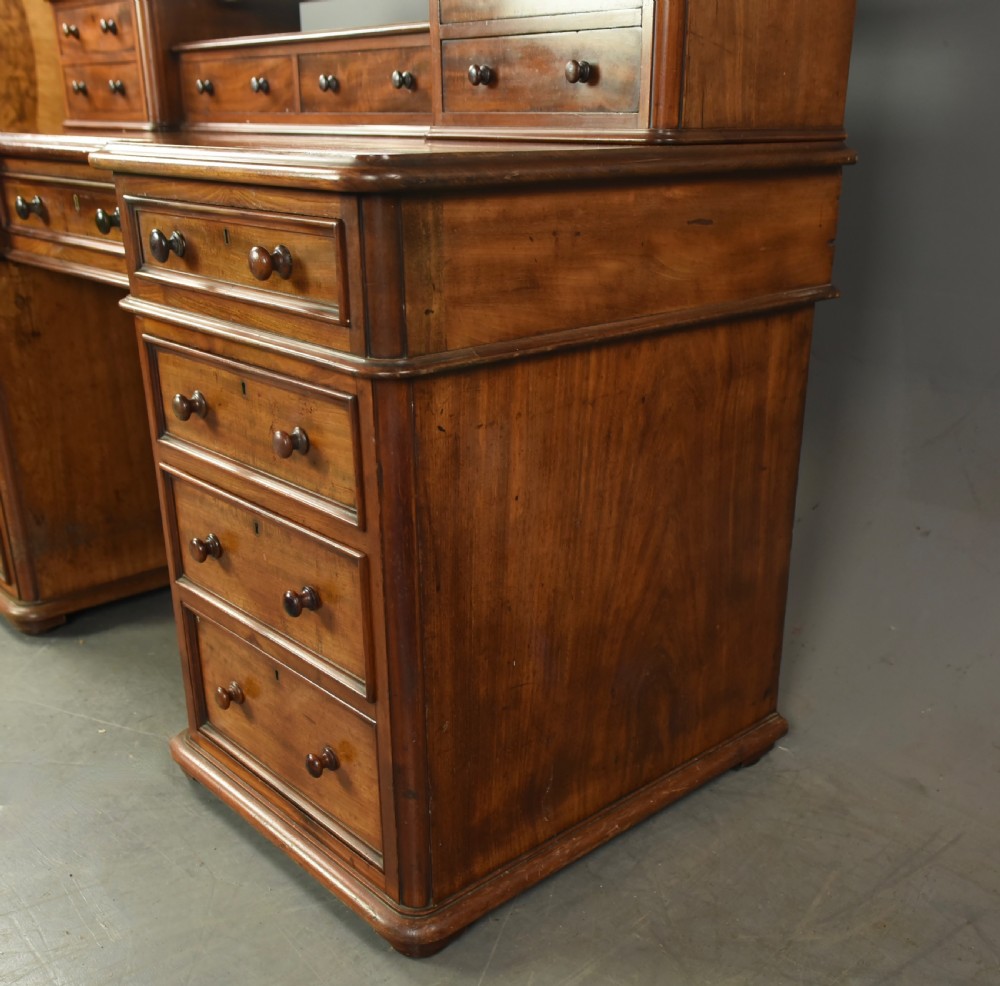 Victorian mahogany dressing table  View V