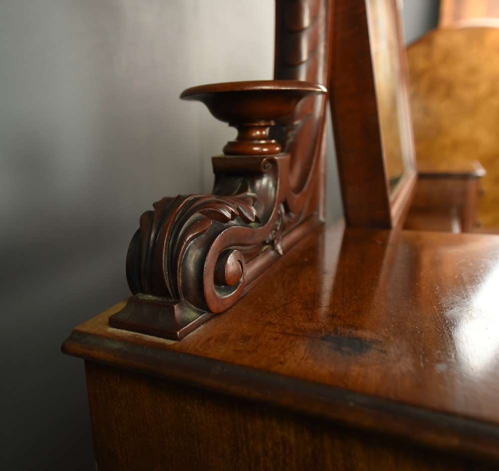 Victorian mahogany dressing table  View X