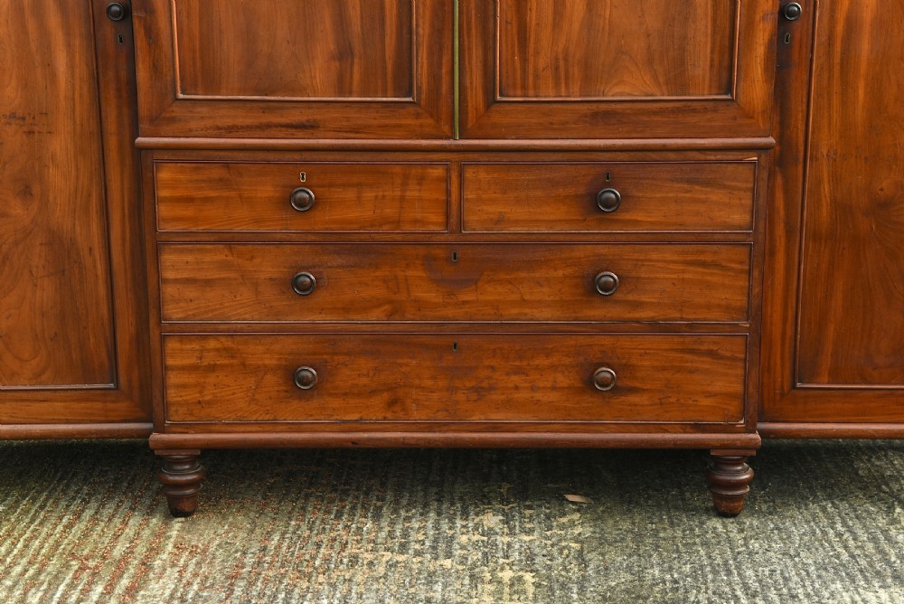 19th century breakfront compactum wardrobe  View VI