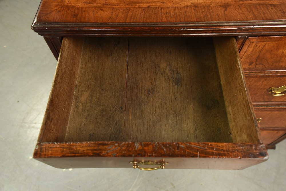 18th century Georgian  walnut chest of drawers  View VI