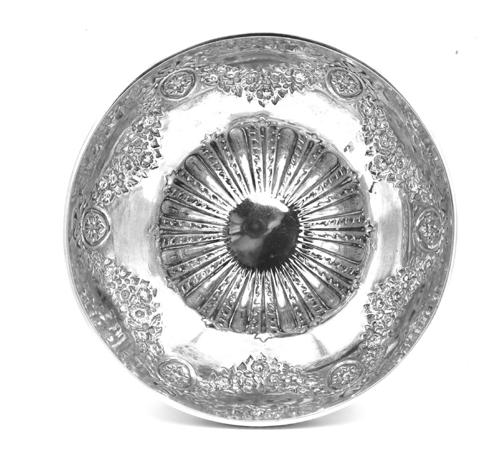 antique sterling silver bowl Fruit bowl  View V