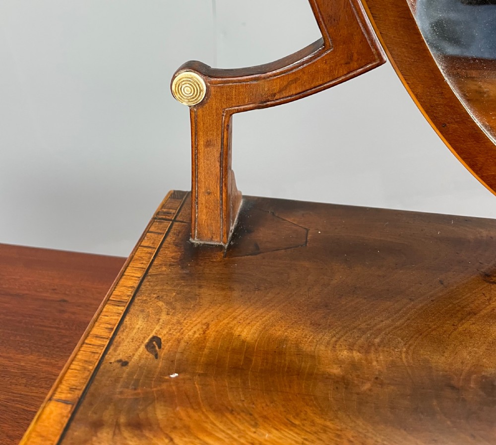 Georgian mahogany dressing table mirror or toilet mirror View IV