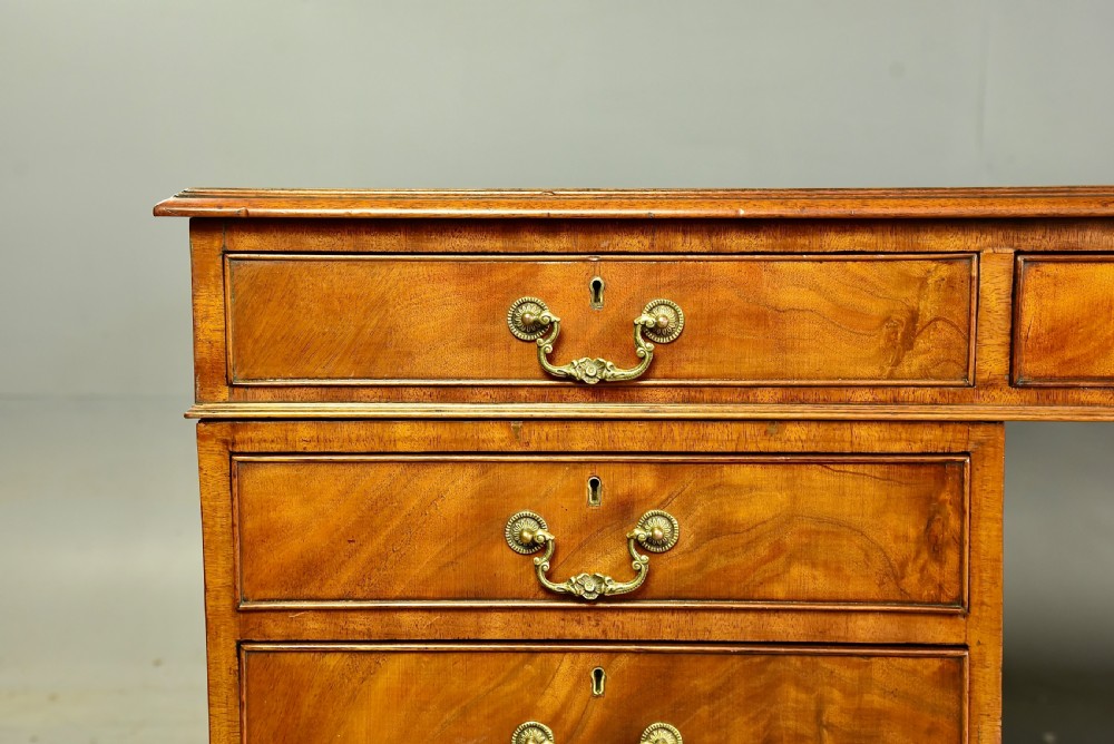 large mahogany partners desk  View IV