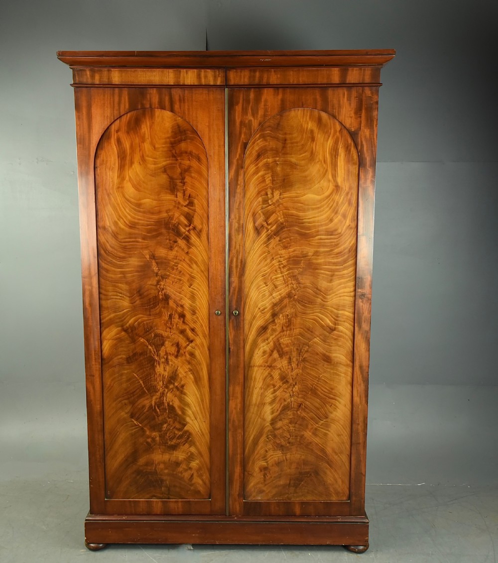 Victorian double wardrobe 