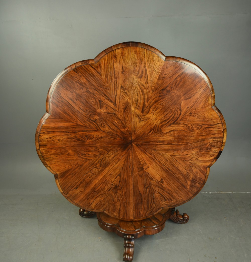 early 19th century Regency rosewood centre/breakfast/dining table 