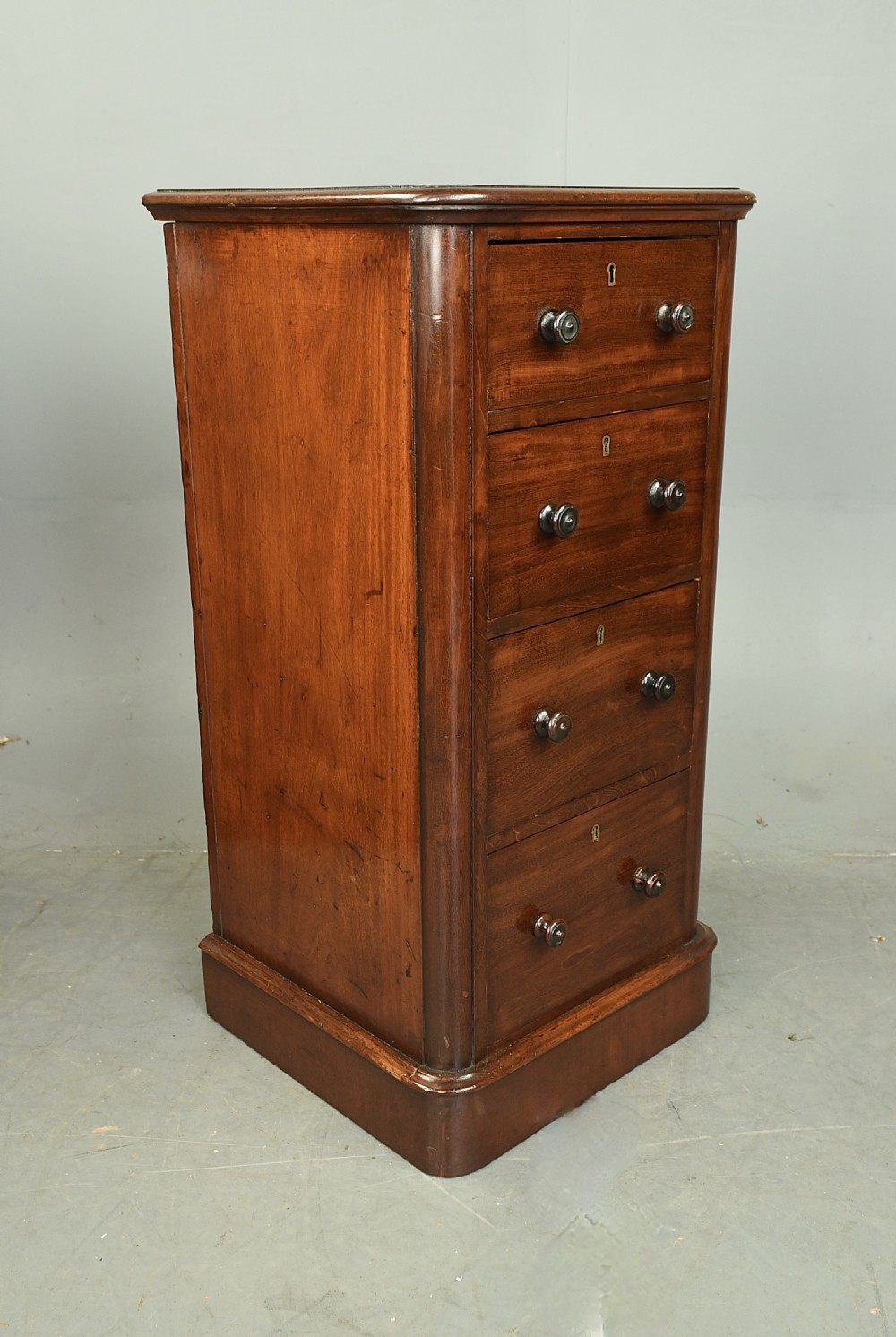 Pair of Victorian mahogany bedside chests  View VII