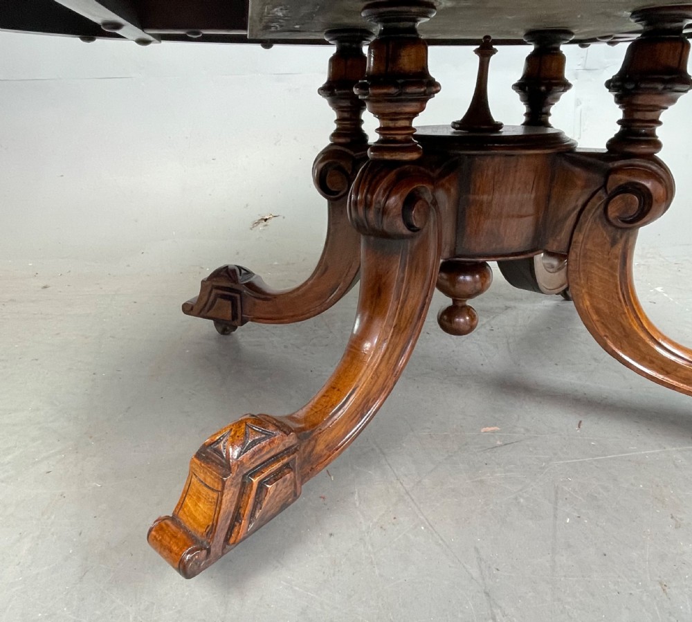 Victorian burr walnut coffee table  View IV