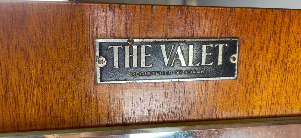 Art Deco walnut compactom gentlemen's wardrobe by The Valet  View V