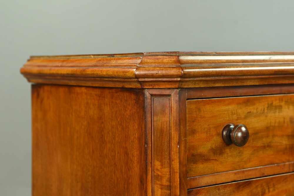 Pair of Regency mahogany bedside chests of drawers  View VIII