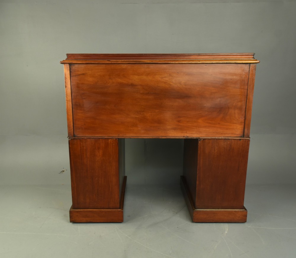 Victorian mahogany cylinder top desk  View VIII