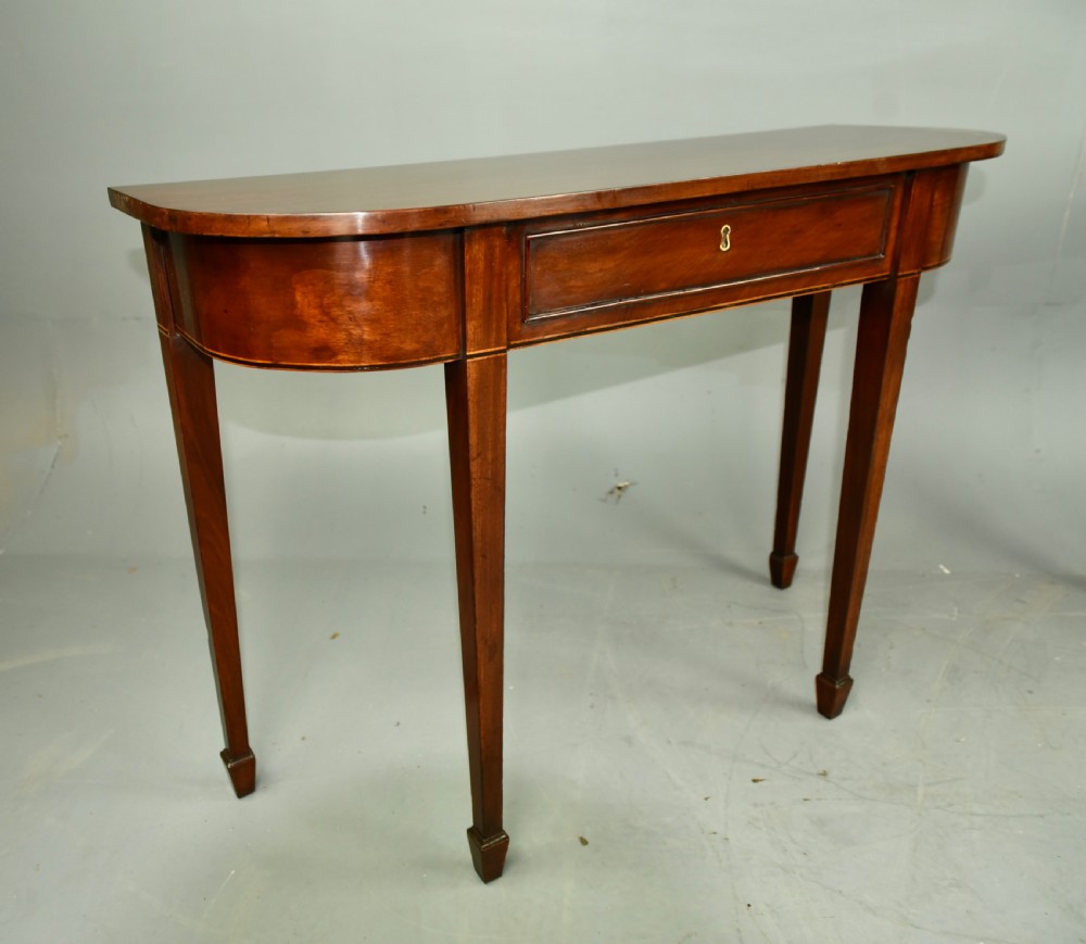 Pair of Georgian mahogany console tables  View VII
