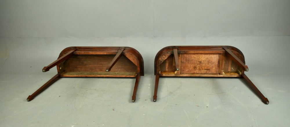 Pair of Georgian mahogany console tables  View XI
