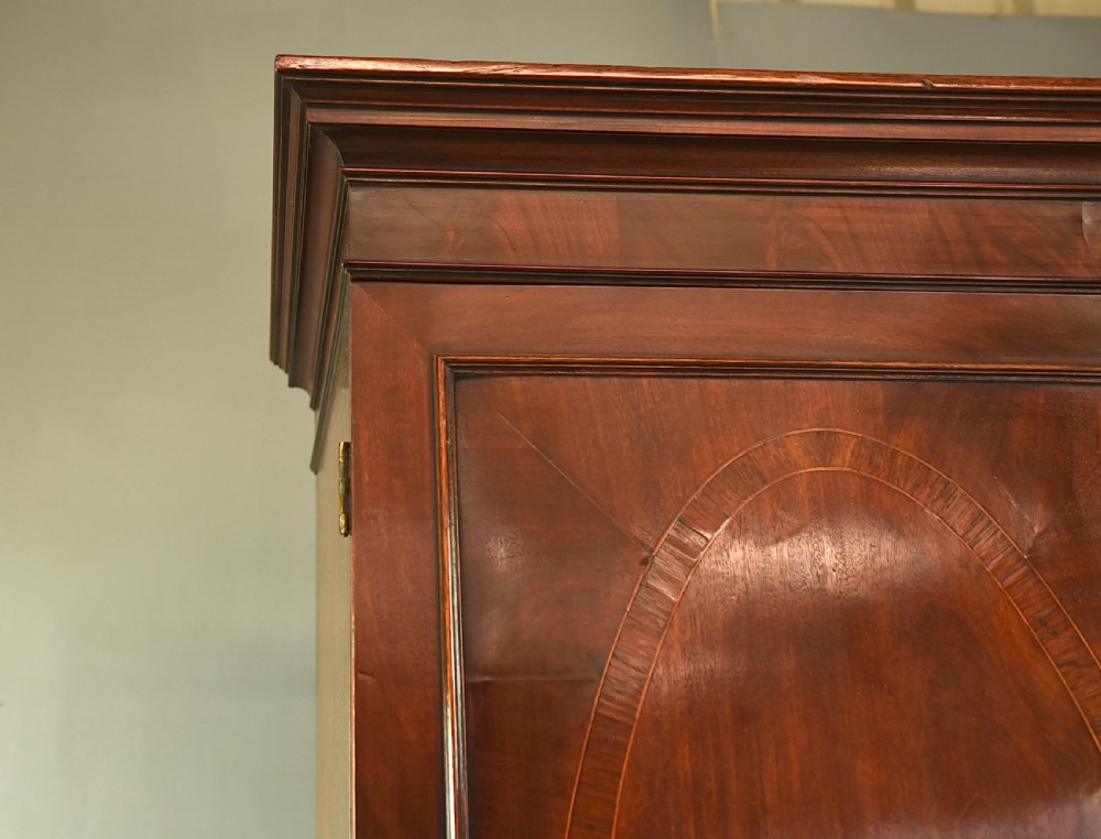 Georgian mahogany Gentlemans wardrobe  View IV