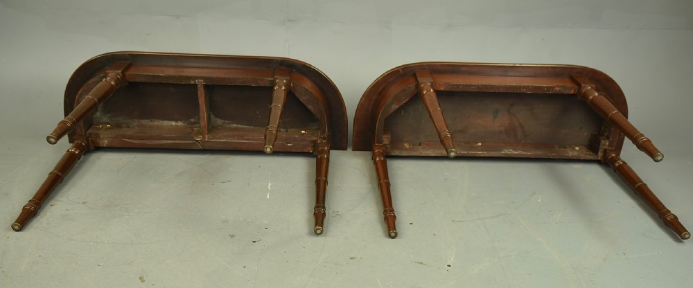 Pair of Regency mahogany console tables  View VII