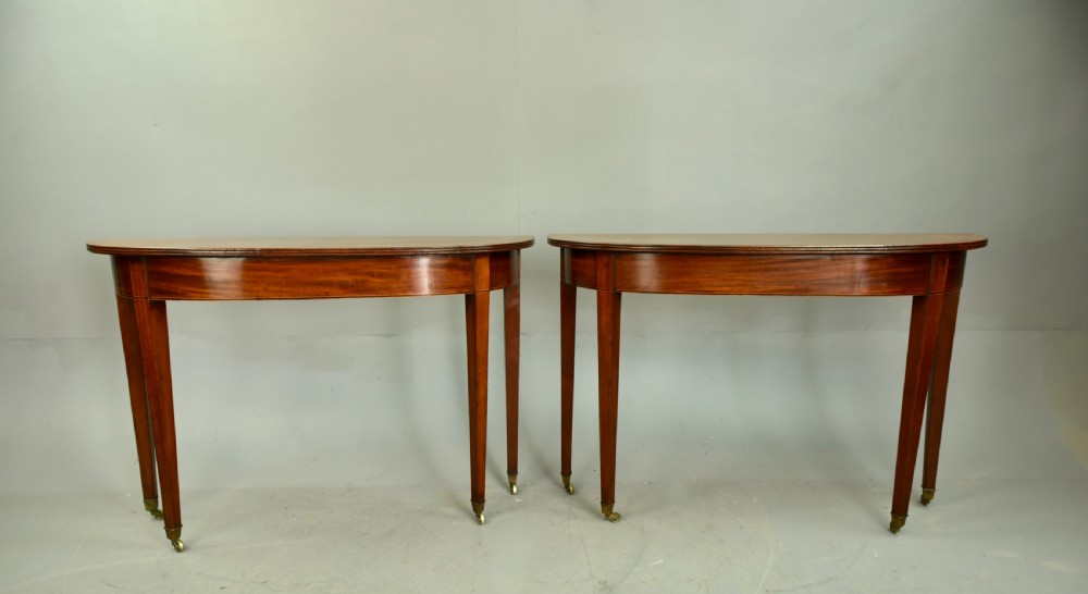 pair of Georgian console tables 