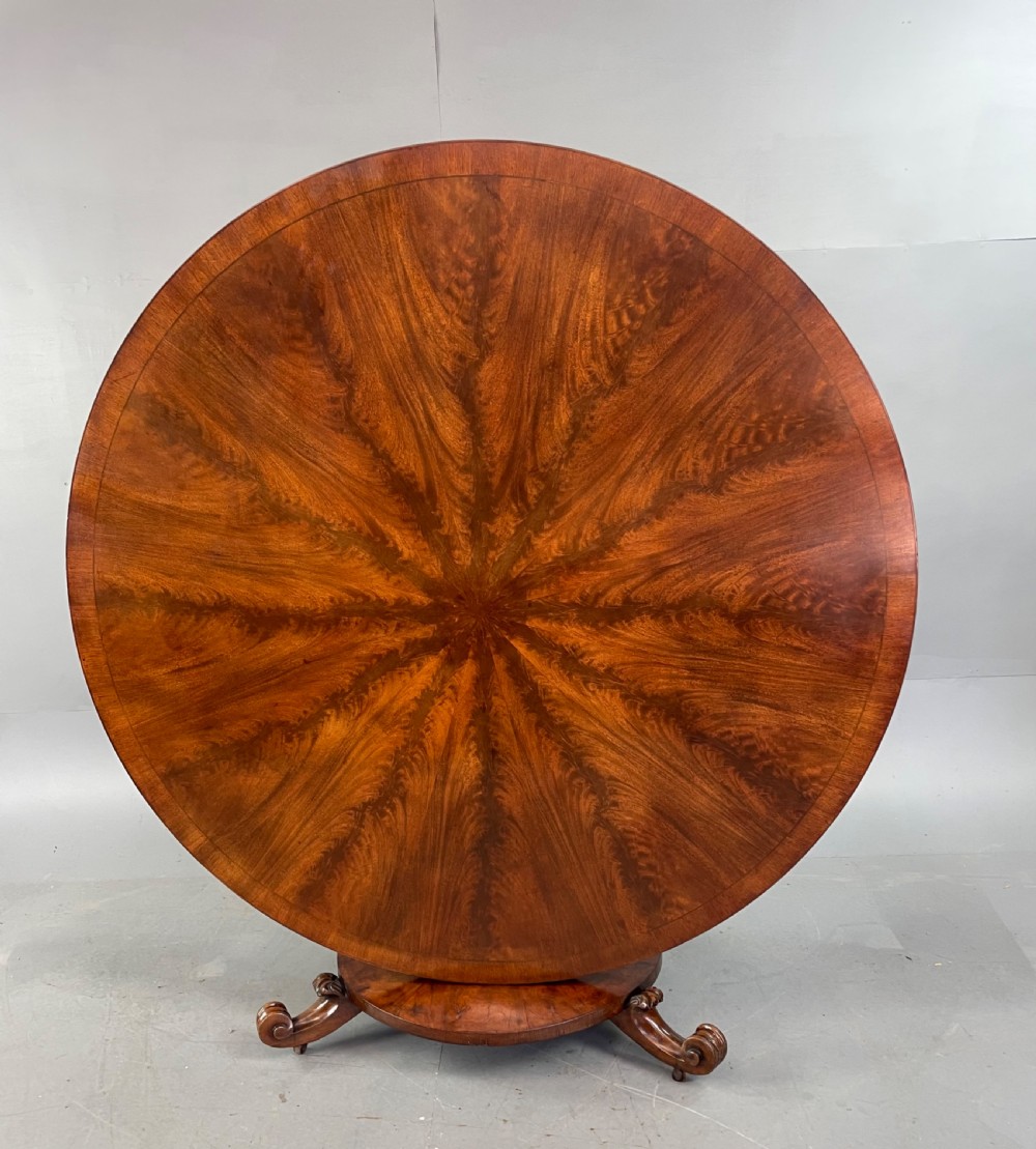 Regency circular mahogany dining table /centre table 