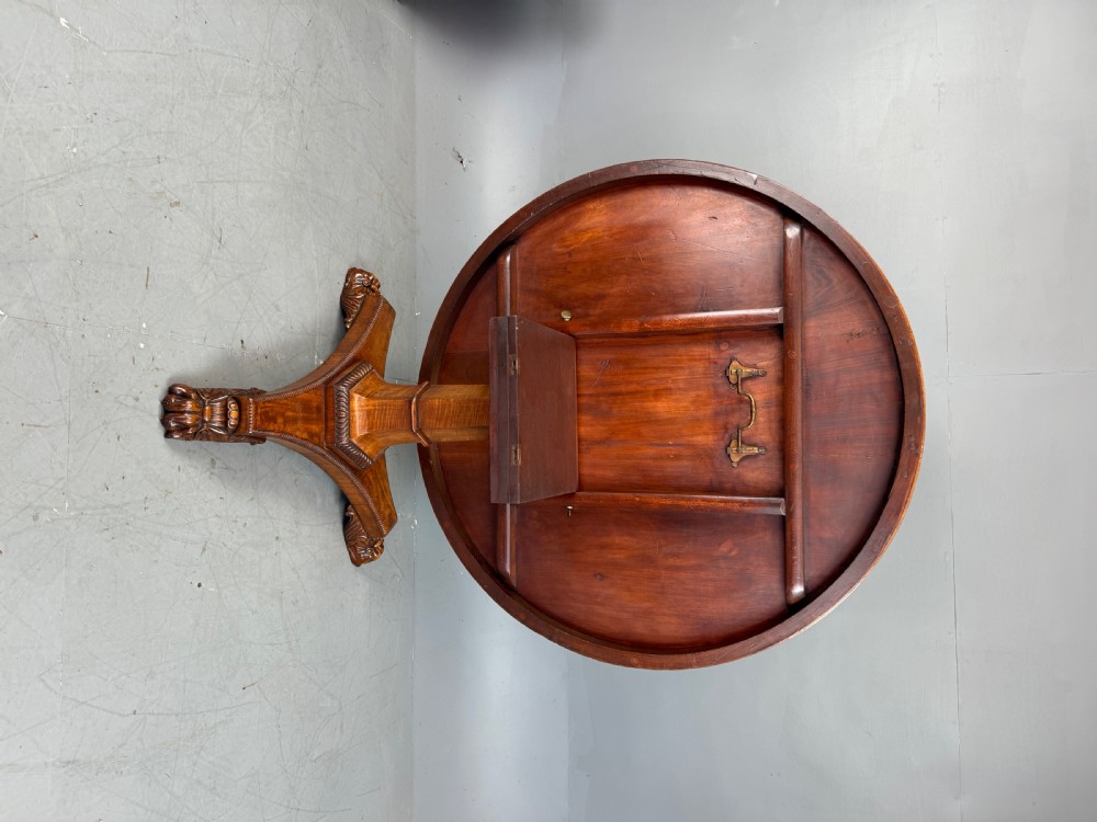 Antique Regency mahogany centre/dining table  View III