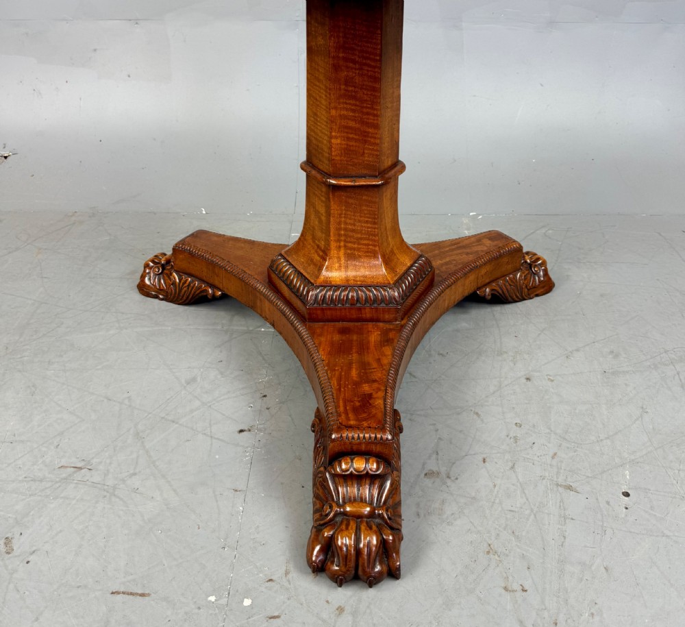 Antique Regency mahogany centre/dining table  View IX