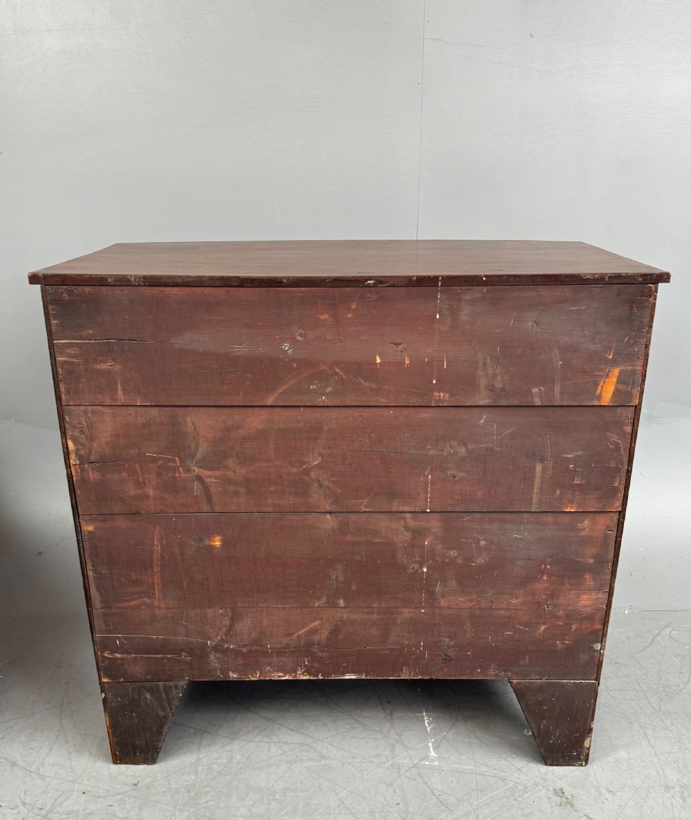 Regency mahogany bow front chest of drawers  View VII