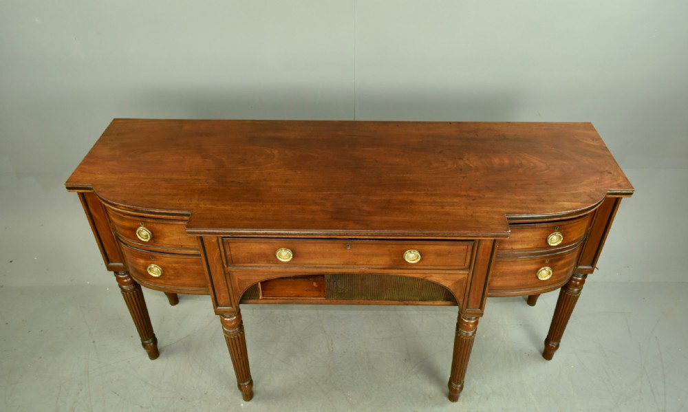 Georgian mahogany sideboard  View V