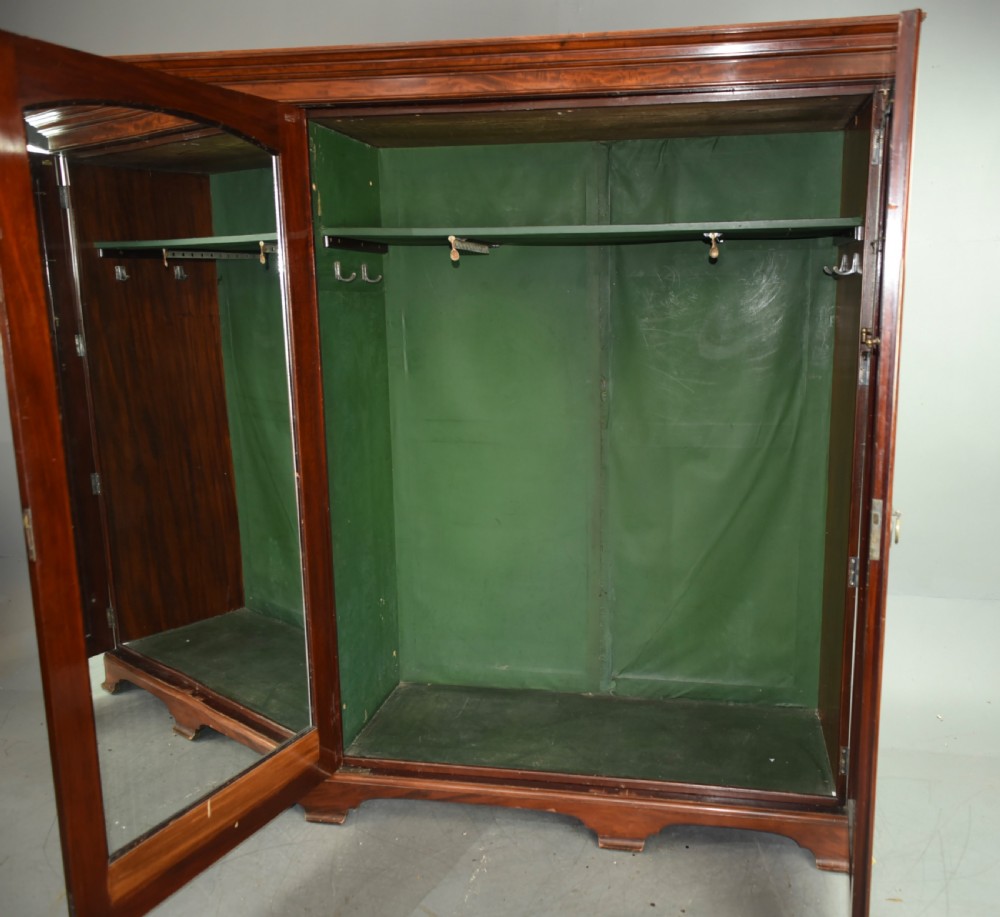 Victorian triple wardrobe chinoiserie  Holland and sons  View II