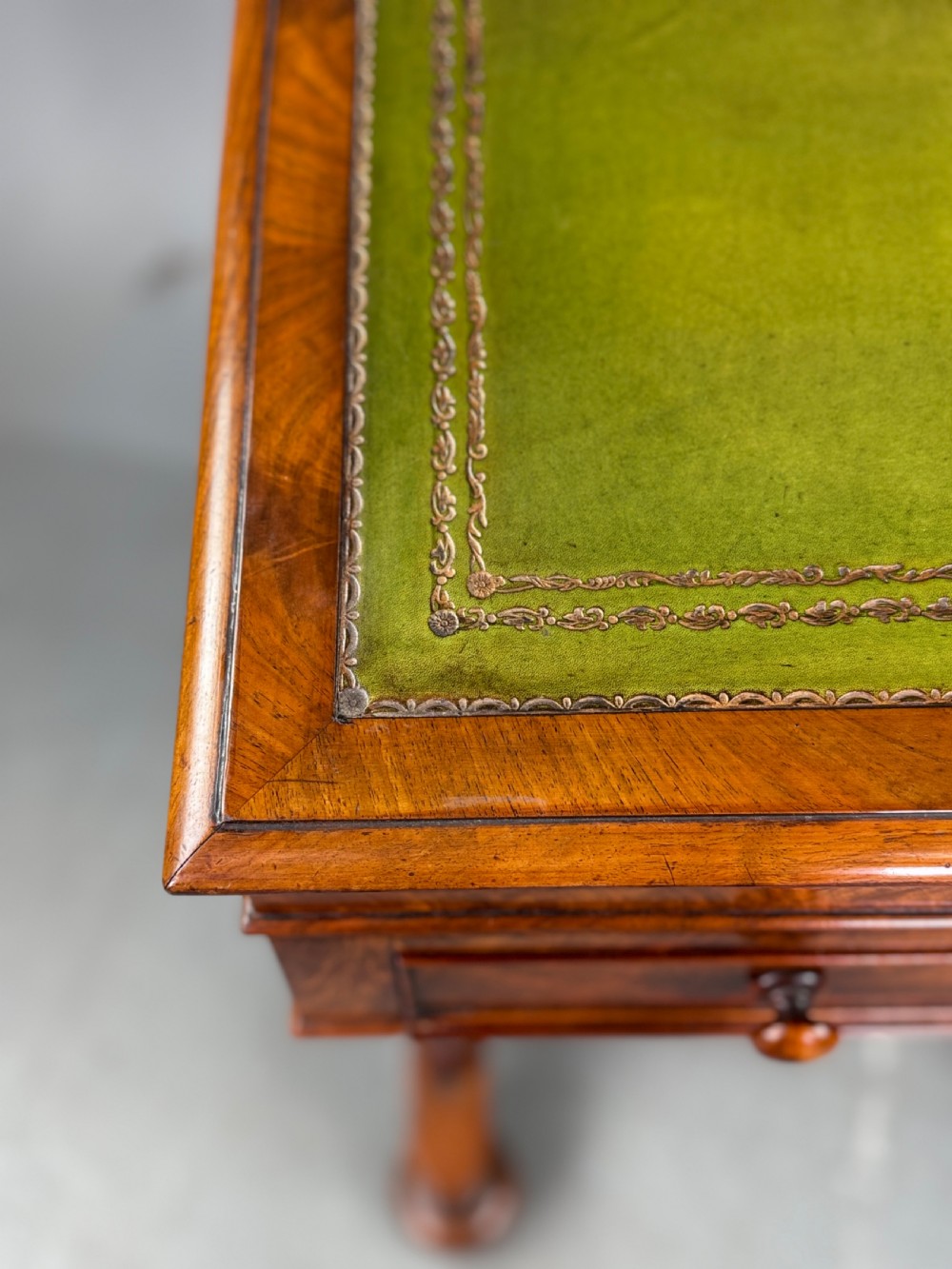 Victorian walnut Davenport work desk  View XIV
