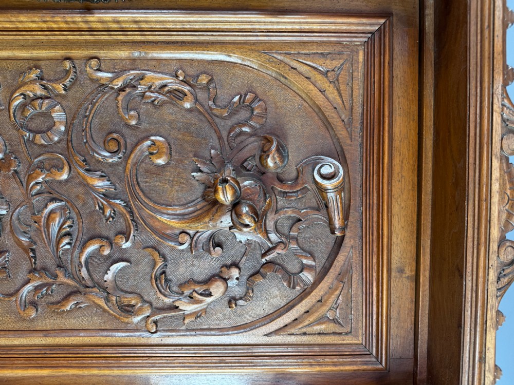 French carved walnut Buffet sideboard  View IV