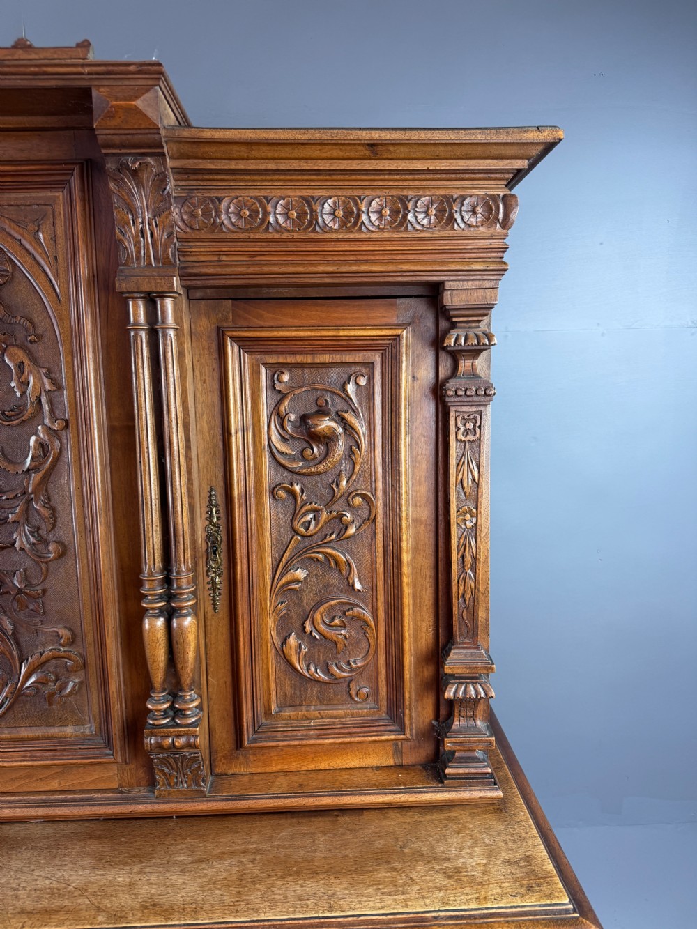 French carved walnut Buffet sideboard  View IX